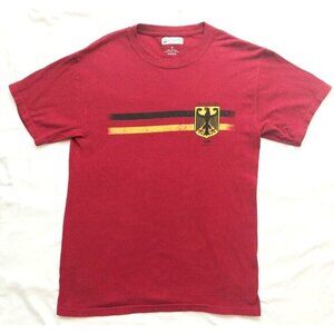 Disney Parks Germany Deutschland EPCOT Red T Shirt Small